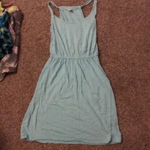 Turquoise tank top summer dress